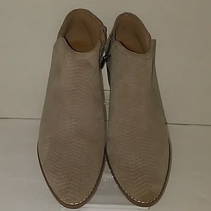 Women's Lucky Brand Ankle Boots Sz 9M Brown/Taupe